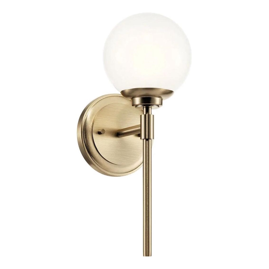 Kichler - Iluminação de parede de casa de banho LED BENNO 1xG9/3W/230V IP44 latão