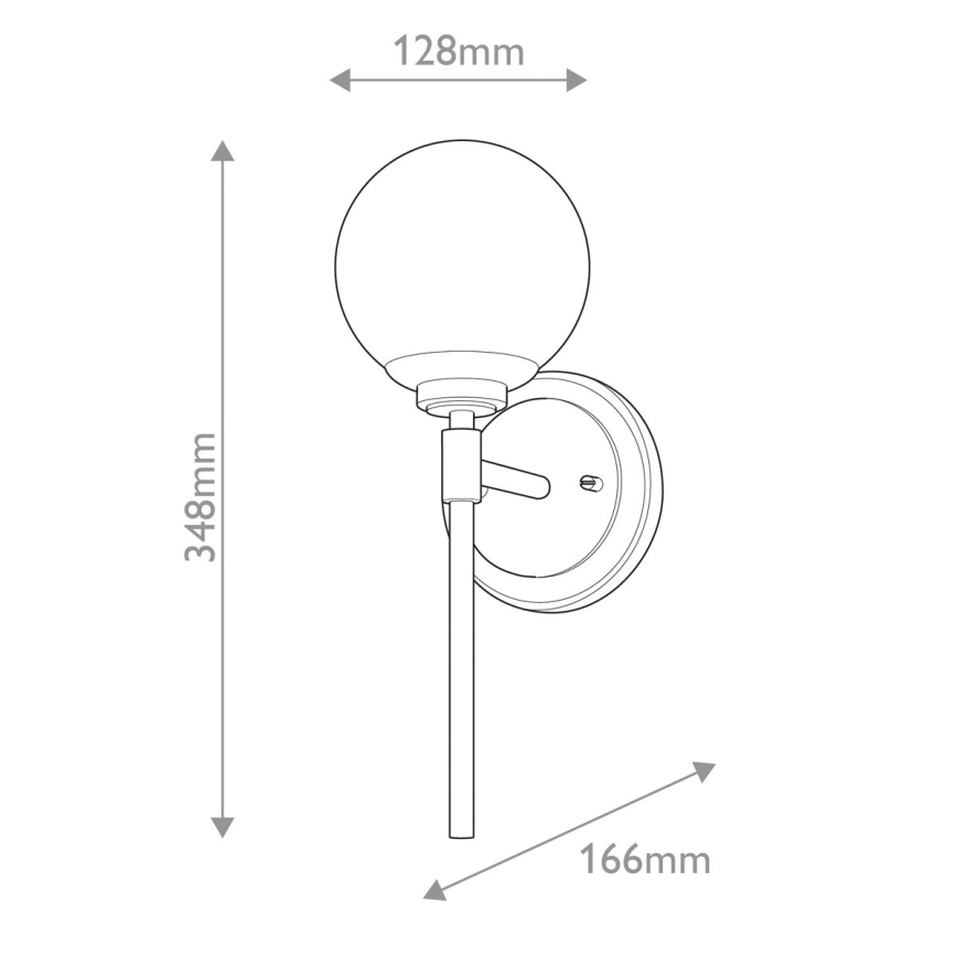 Kichler - Iluminação de parede de casa de banho LED BENNO 1xG9/3W/230V IP44 latão