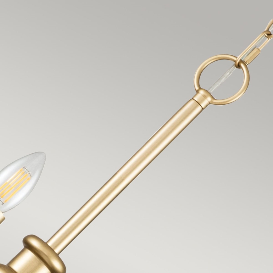 Kichler - Lustre com corrente CAPITOL HILL 12xE14/40W/230V dourado