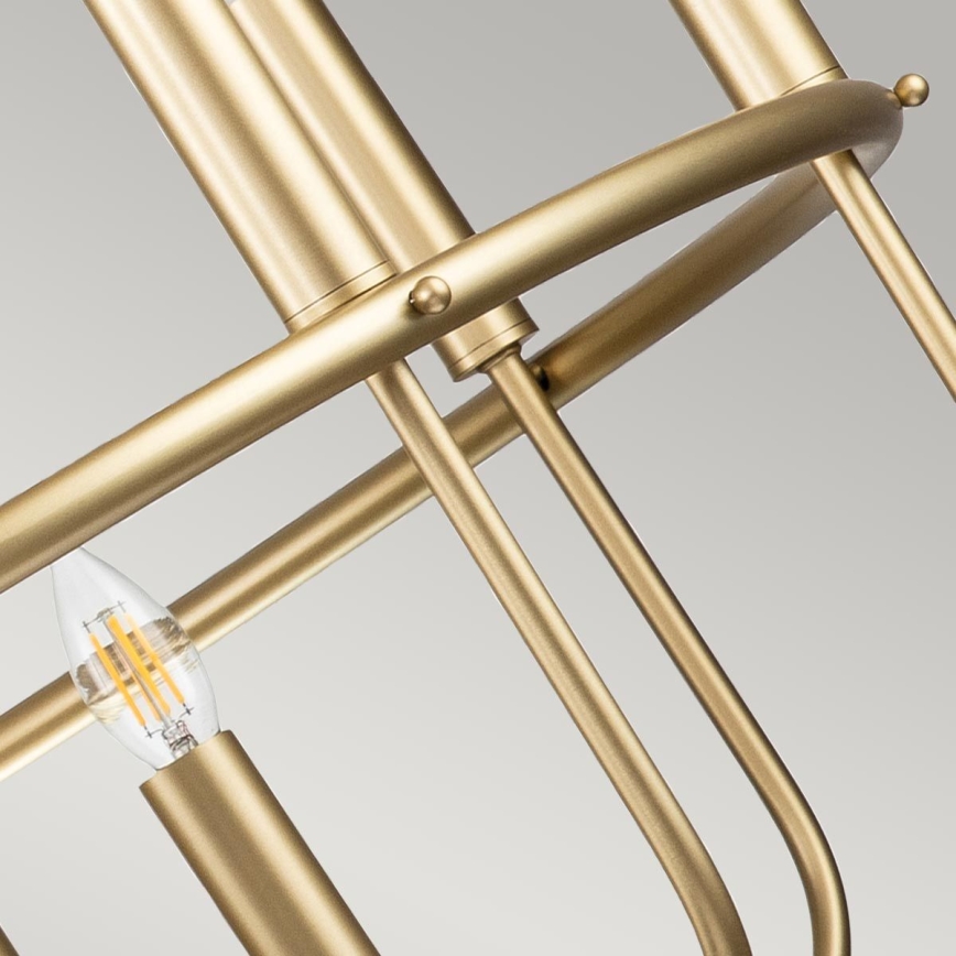 Kichler - Lustre com corrente CAPITOL HILL 12xE14/40W/230V dourado