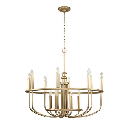 Kichler - Lustre com corrente CAPITOL HILL 12xE14/40W/230V dourado