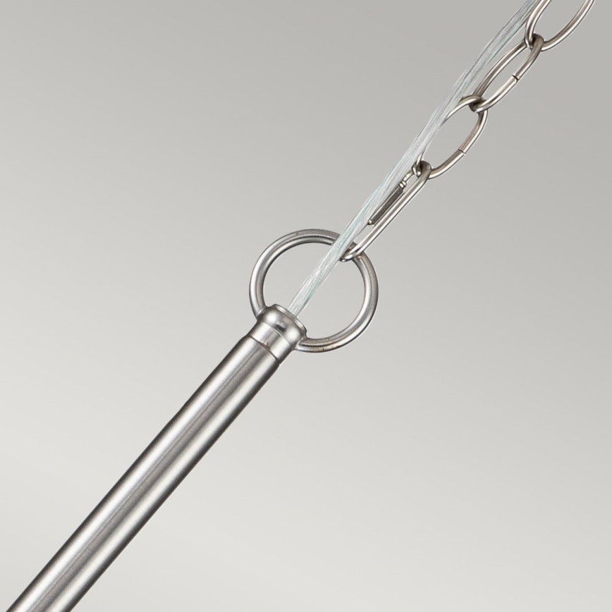 Kichler - Lustre com corrente CAPITOL HILL 6xE14/40W/230V cromo mate