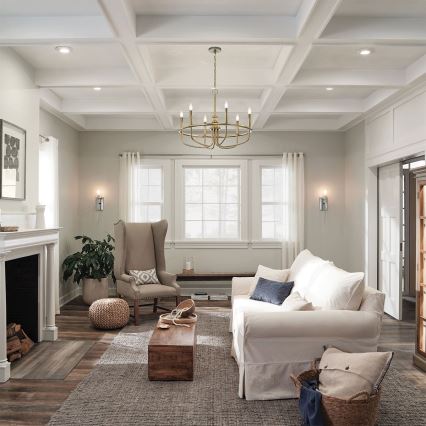 Kichler - Candeeiro suspenso CAPITOL HILL 6xE14/40W/230V