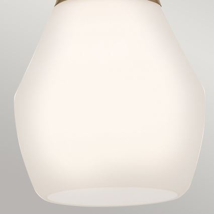 Kichler - Candeeiro suspenso DEELA 1xE27/60W/230V diâmetro 17,8 cm latão