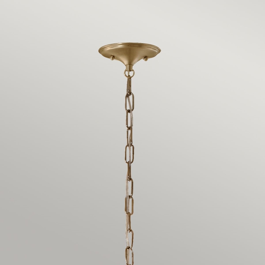 Kichler - Candeeiro suspenso DELAROSA 1xE27/60W/230V preto/latão