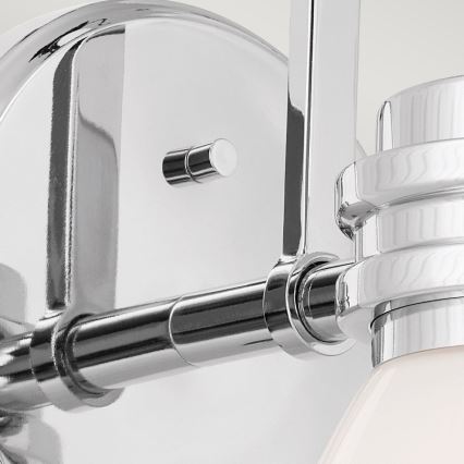 Kichler - Candeeiro de parede LED para casa de banho FARUM 1xG9/3W/230V IP44 cromado brilhante