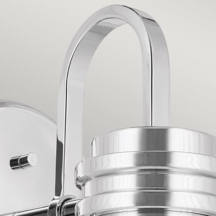 Kichler - Candeeiro de parede LED para casa de banho FARUM 1xG9/3W/230V IP44 cromado brilhante