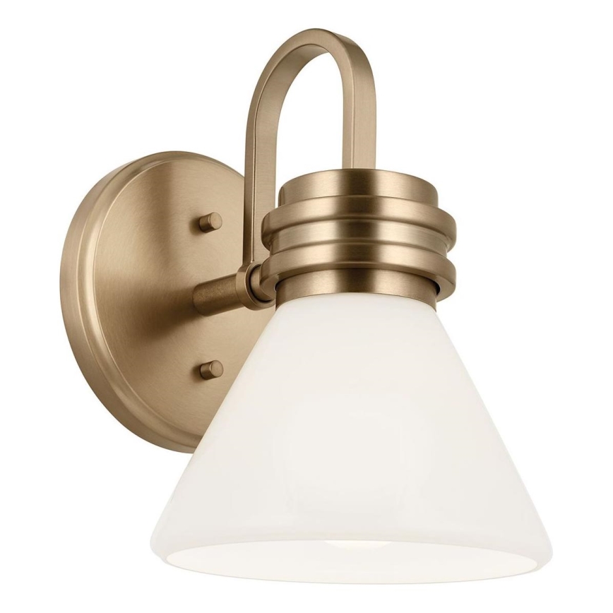 Kichler - Candeeiro de parede LED para casa de banho FARUM 1xG9/3W/230V IP44 latão