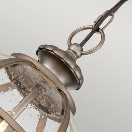 Kichler - Lustre de exterior em corrente HALLERON 3xE14/40W/230V IP44