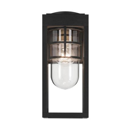 Kichler - Aplique de parede exterior HONE S 1xE27/60W/230V IP44 preto