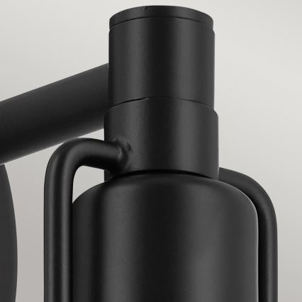 Kichler - Candeeiro de parede NIVA 1xE27/40W/230V preto