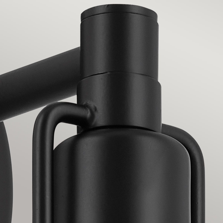 Kichler - Candeeiro de parede NIVA 1xE27/40W/230V preto