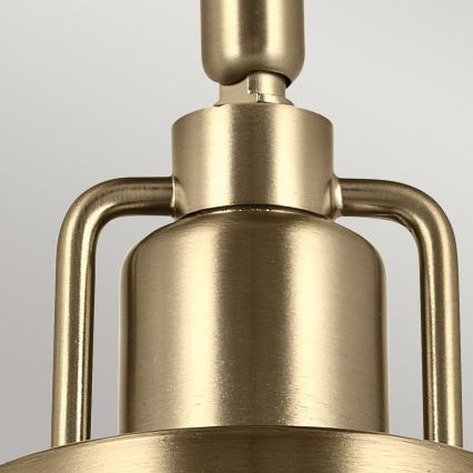 Kichler - Candeeiro de parede NIVA 1xE27/40W/230V latão