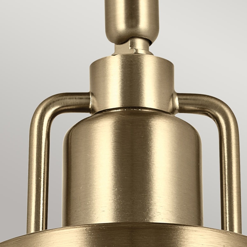 Kichler - Candeeiro de parede NIVA 1xE27/40W/230V latão