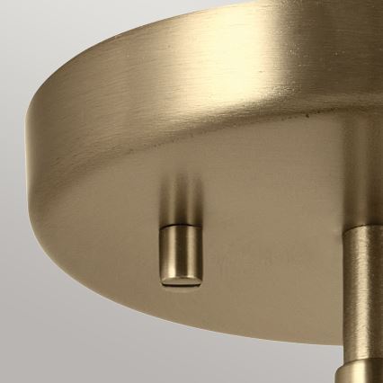 Kichler - Candeeiro de parede NIVA 1xE27/40W/230V latão