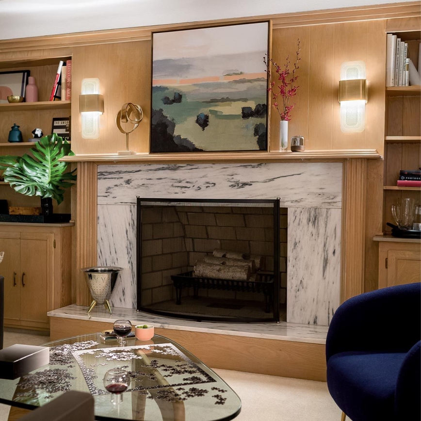 Kichler - Iluminação de parede LED SERENE LED/16W/230V latão