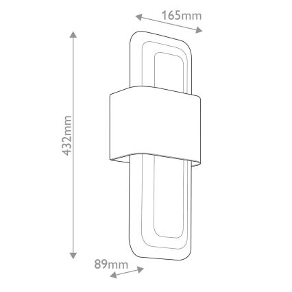 Kichler - Iluminação de parede LED SERENE LED/16W/230V latão