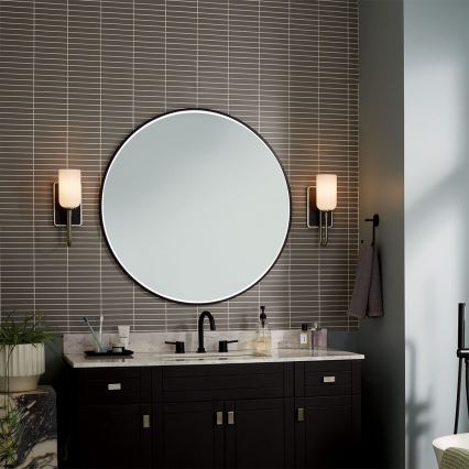 Kichler - Aplique LED para casa de banho SOLIA 1xG9/3W/230V IP44 cromado mate