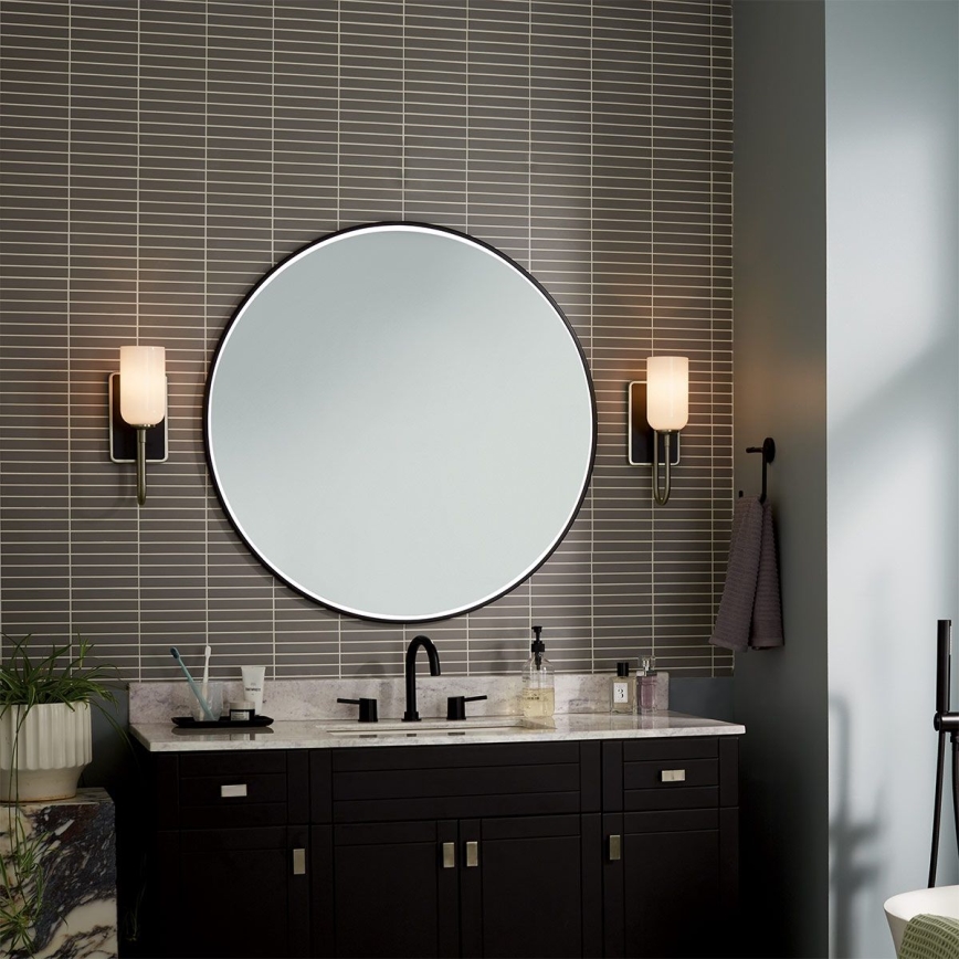 Kichler - Aplique LED para casa de banho SOLIA 1xG9/3W/230V IP44 cromado mate