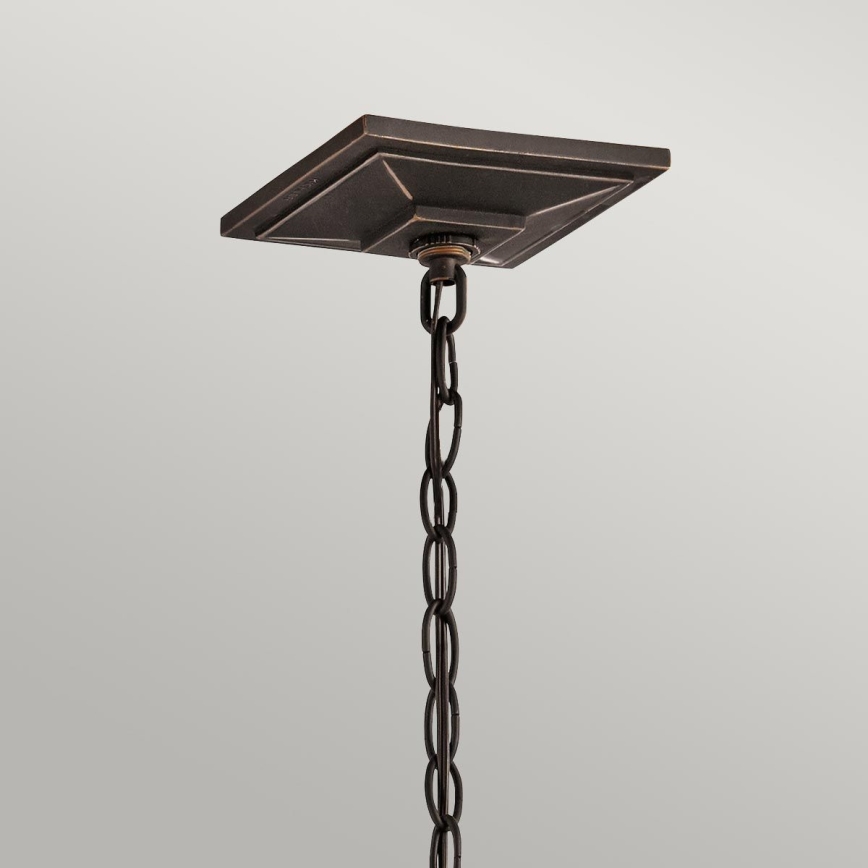 Kichler - Candeeiro suspenso exterior SOUTH HOPE 1xE14/60W/230V IP44