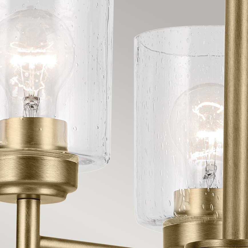 Kichler - Candeeiro suspenso WINSLOW 3xE27/60W/230V diâmetro 45,8 cm latão