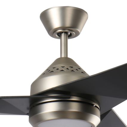 Kichler - Ventilador de teto LED dimmerizável JADE LED/18W/230V preto + comando à distância