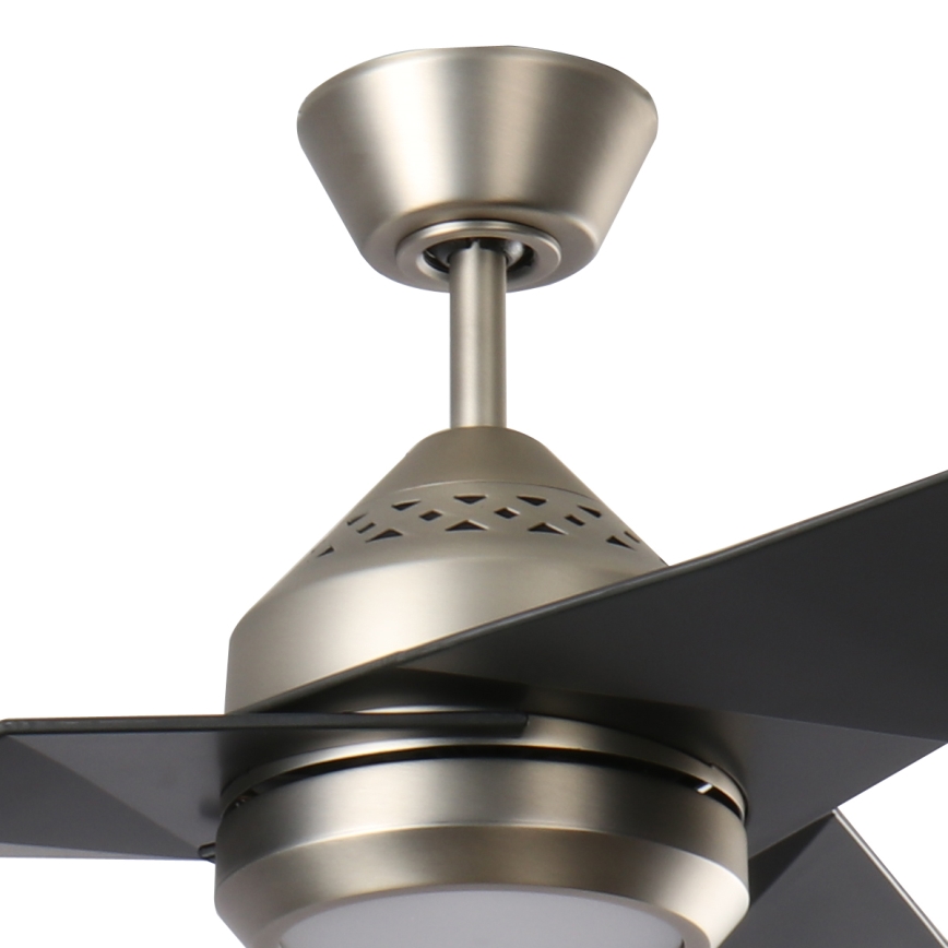 Kichler - Ventilador de teto LED dimmerizável JADE LED/18W/230V preto + comando à distância