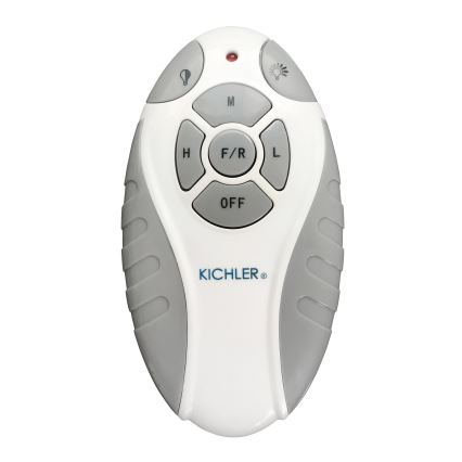 Kichler - Ventilador de teto LED dimmerizável JADE LED/18W/230V prata + controlo remoto