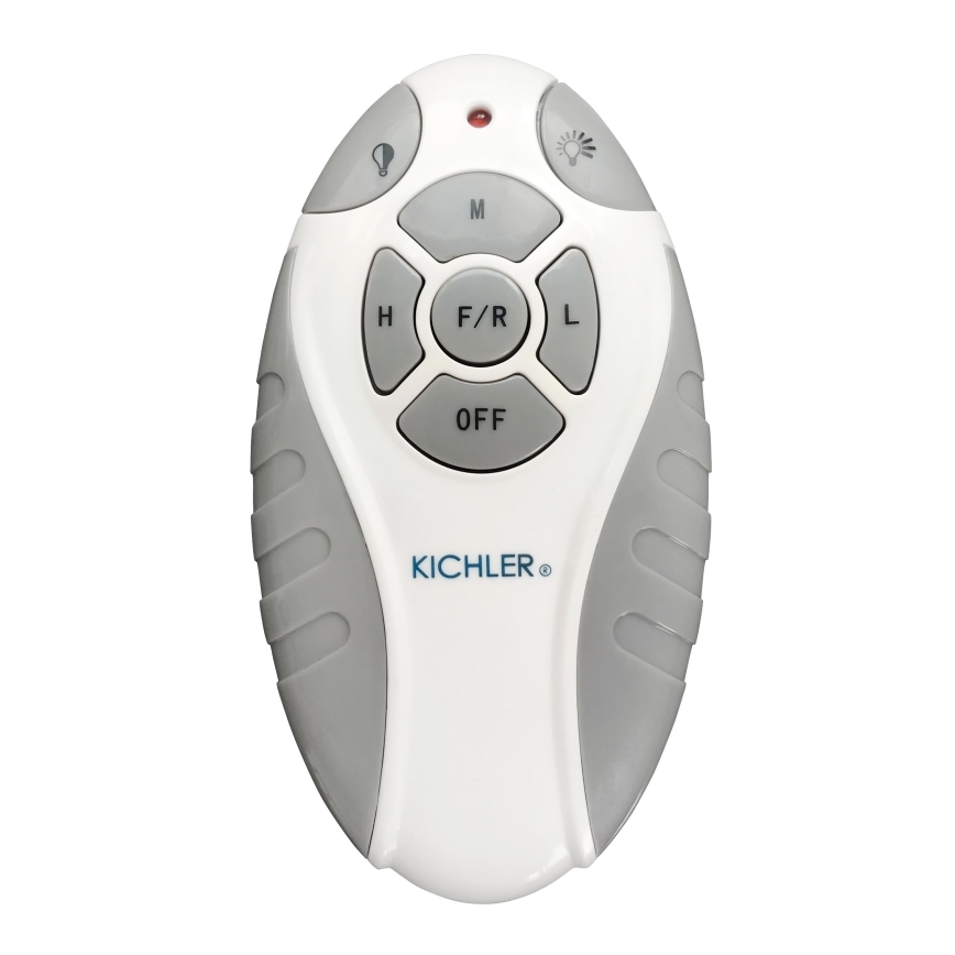 Kichler - Ventilador de teto LED dimmerizável JADE LED/18W/230V prata + controlo remoto