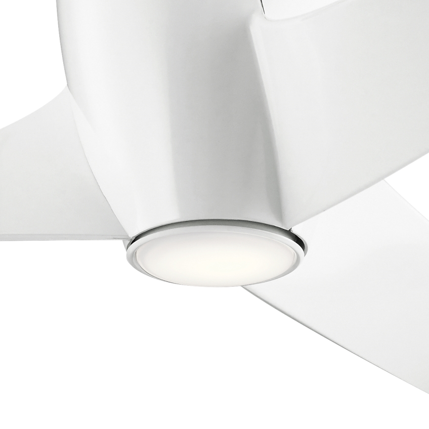 Kichler - Ventilador de teto LED regulável PHREE LED/10W/230V branco + controlo remoto