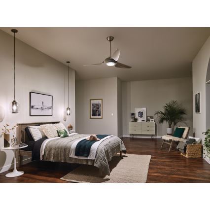 Kichler - Ventilador de teto LED dimmerizável VOYA LED/14W/230V + controlo remoto