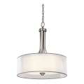 Kichler - Lustre com corrente LACEY 4xE27/60W/230V cromado mate