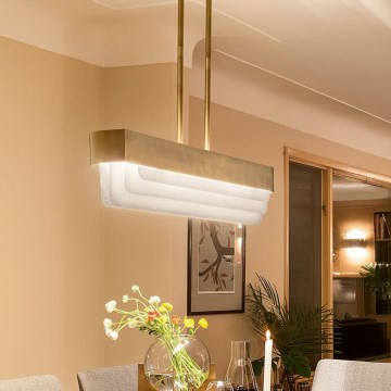 Kichler - Lustre LED de haste SERENE LED/40W/230V dourado