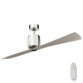 Kichler - Ventilador de teto FERRON cromo brilhante + controlo remoto