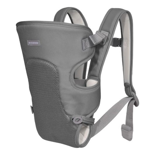 KikkaBoo - Porta-bebés MYRA MESH cinzento