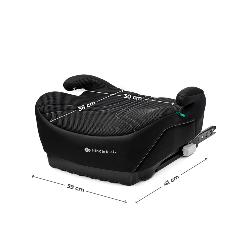 KINDERKRAFT - Assento elevatório para automóvel I-BOOST 2 PRO i-Size 125–150 cm preto