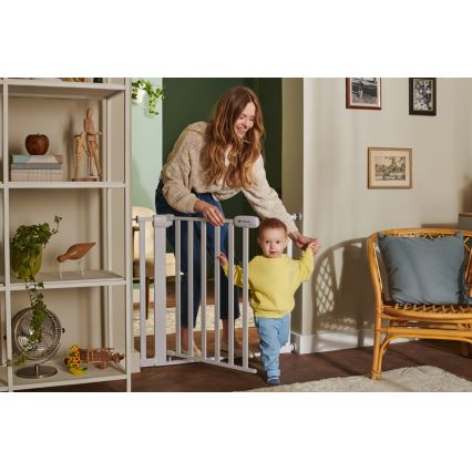 KINDERKRAFT - Barreira de segurança LOCK&GO 75-103 cm branco