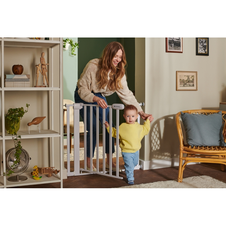 KINDERKRAFT - Barreira de segurança LOCK&GO 75-103 cm branco