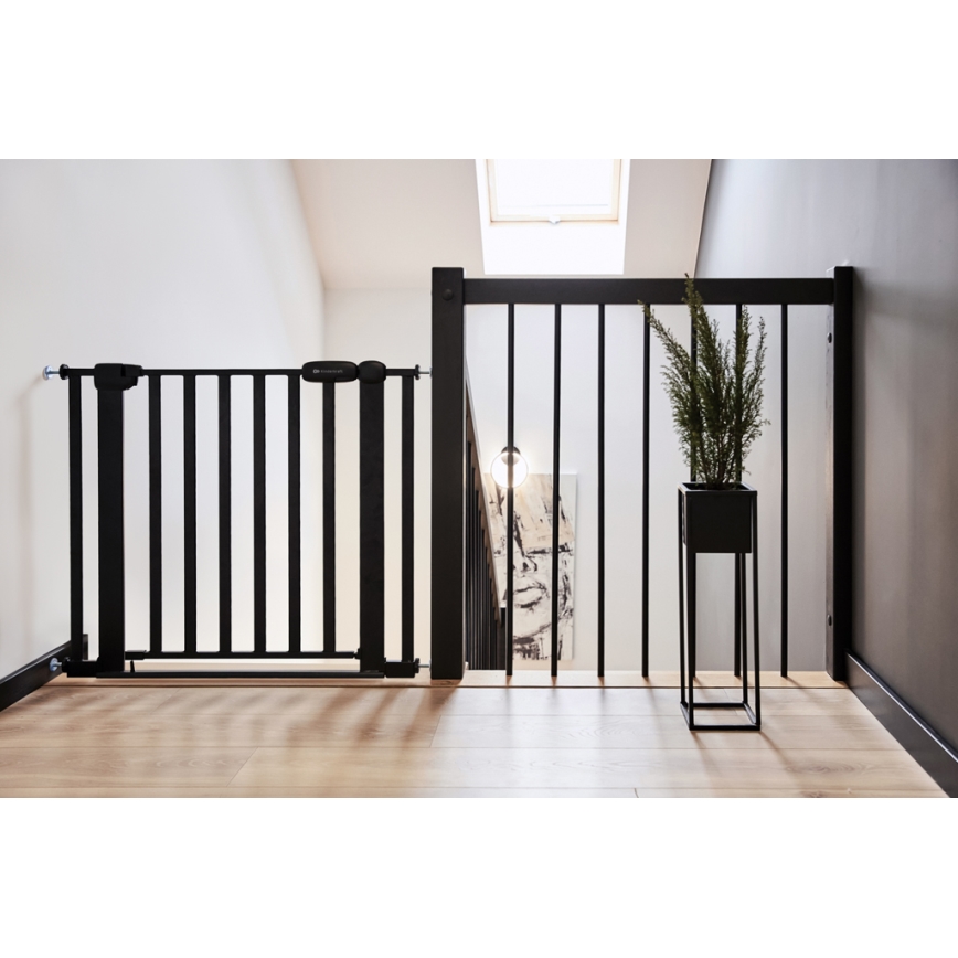 KINDERKRAFT - Barreira de segurança LOCK&GO 75-103 cm preto