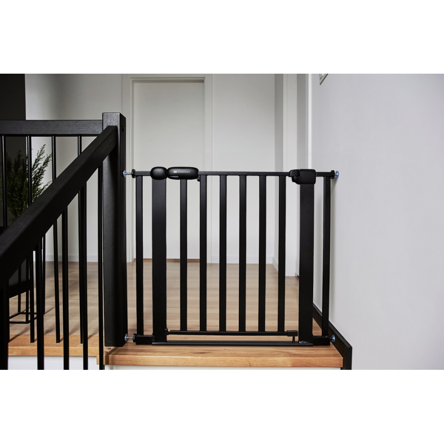 KINDERKRAFT - Barreira de segurança LOCK&GO 75-103 cm preto