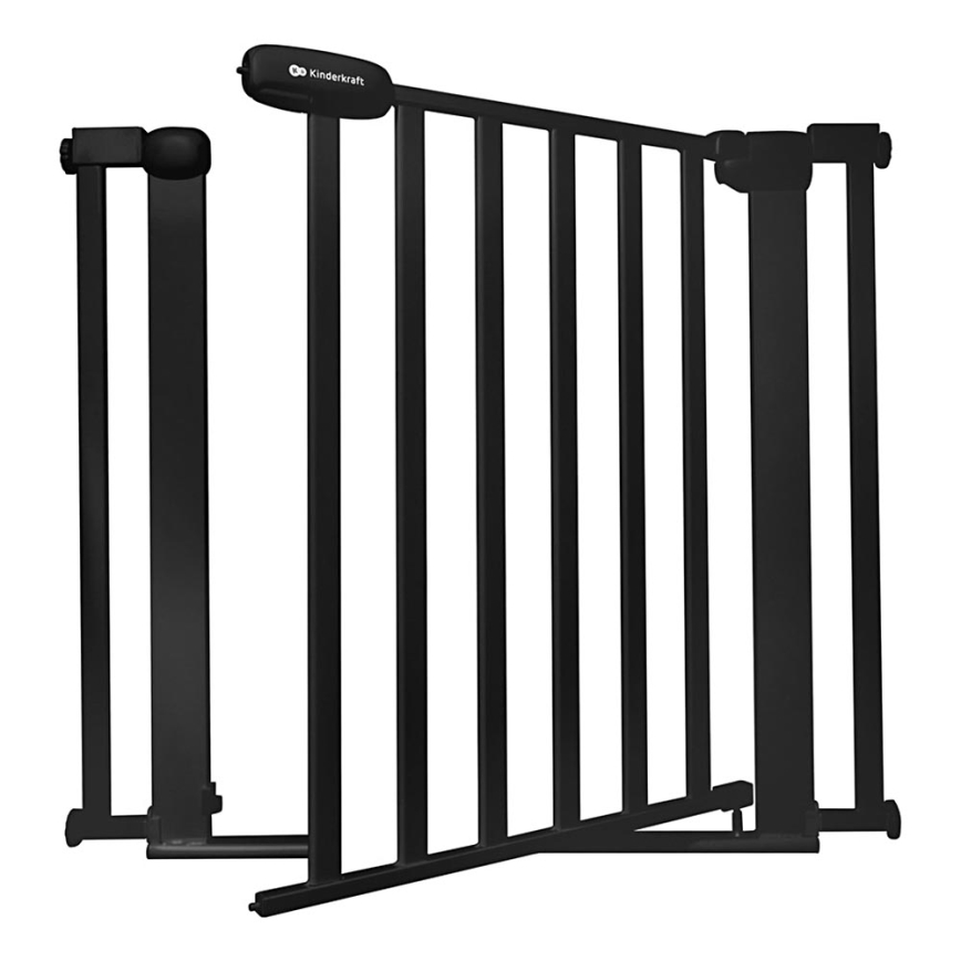 KINDERKRAFT - Barreira de segurança LOCK&GO 75-103 cm preto
