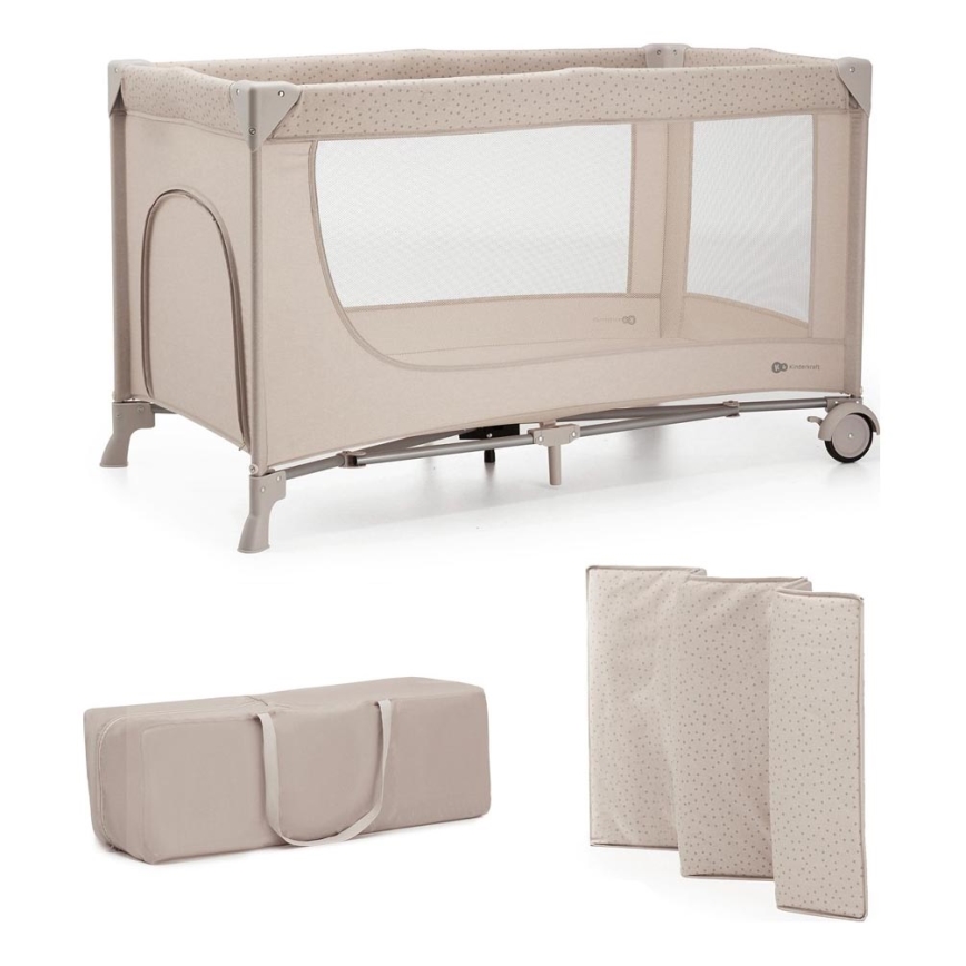 KINDERKRAFT - Berço de viagem JOY 2 bege
