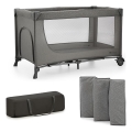 KINDERKRAFT - Berço de viagem JOY 2 cinzento