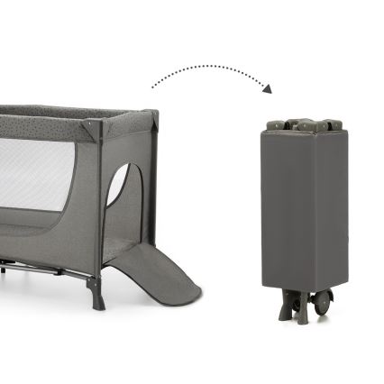KINDERKRAFT - Berço de viagem JOY 2 cinzento