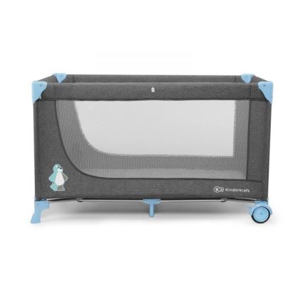 KINDERKRAFT - Berço de viagem JOY azul acinzentado