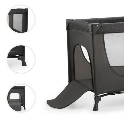 KINDERKRAFT - Berço de viagem JOY cinzento