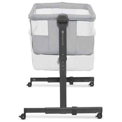 KINDERKRAFT - Berço NESTE UP2 para bebé, cinzento claro