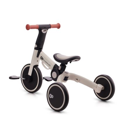 KINDERKRAFT - Bicicleta de empurrar para criança 3em1 4TRIKE cinzento