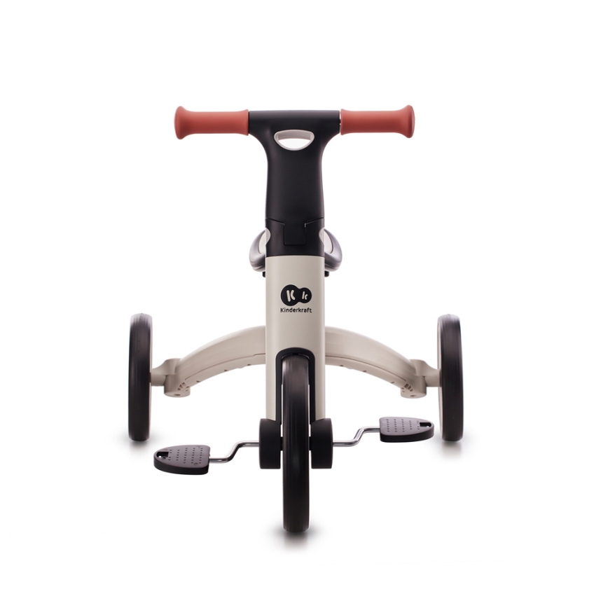 KINDERKRAFT - Bicicleta de empurrar para criança 3em1 4TRIKE cinzento