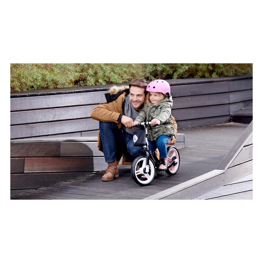 KINDERKRAFT - Bicicleta de empurrar SPACE preto/laranja